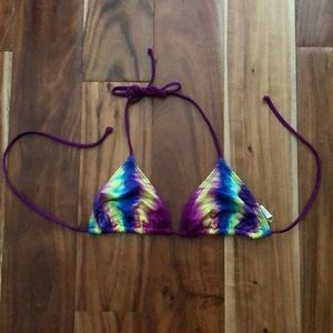 Billabong Multi-Colored Bikini Top